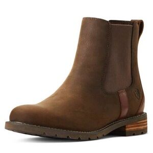 Ariat Brown Leather Chelsea Boots Waterproof